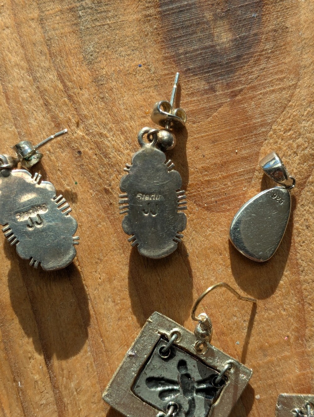 Vintage Sterling Silver Jewelry Lot - Picture 4 of 4